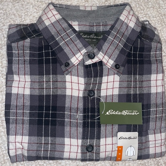 Eddie Bauer Other - Eddie Bauer -  Eddie's Favorite Flannel Classic Fit Shirt - Plaid, NWT